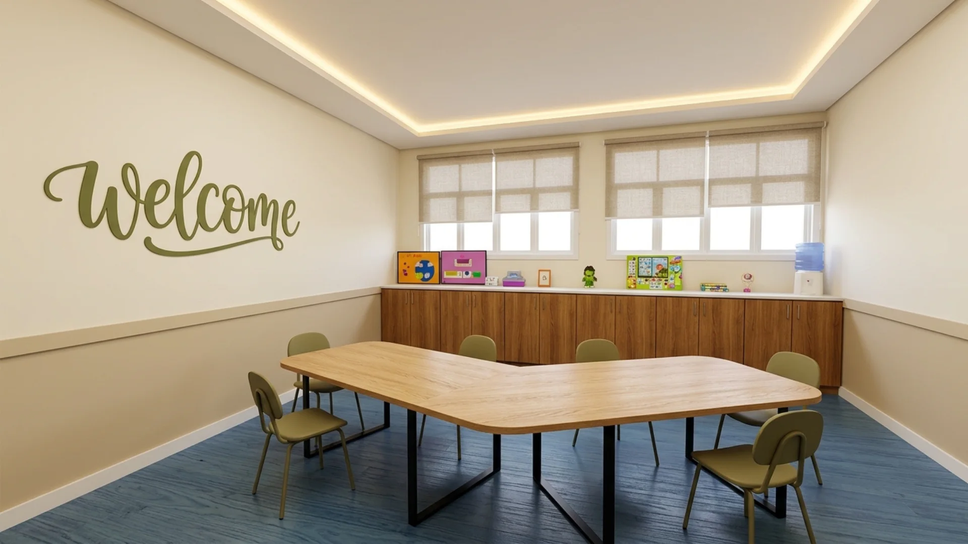 Sala de acolhimento da Educação Infantil